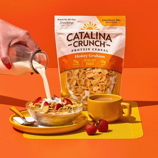 Catalina Snacks Crunch Honey Graham Cereal, 6 x 9 oz Case - DOT product image 5