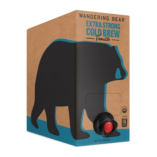 Wandering Bear Coffee VANILLA COLD BREW COFFEE CASE, 3 x 96 fl oz Case - DOT product image 2