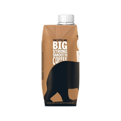 Wandering Bear Ready ORGANIC STRAIGHT BLACK COLD BREW COFFEE, 12 x 11 fl oz Case - Alternate product angle or state
