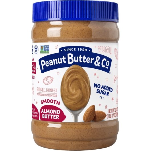 Peanut Butter & Co All Natural Almond Butter, 6 x 28 oz Case - Nuts & Seeds