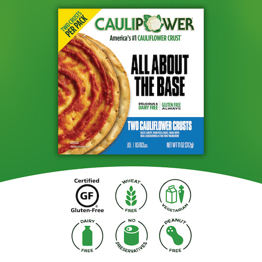 Caulipower Gluten-Free Cauliflower Pizza Crusts, 8 x 11 oz Case - DOT product image 6