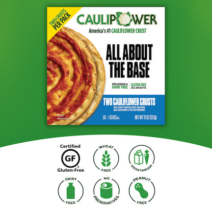 Caulipower Gluten-Free Cauliflower Pizza Crusts, 8 x 11 oz Case - DOT product image 6