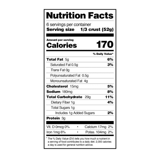 Caulipower Gluten-Free Cauliflower Pizza Crusts, 8 x 11 oz Case - DOT product image 7