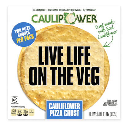 Caulipower Gluten-Free Cauliflower Pizza Crusts, 8 x 11 oz Case - Breads, Rolls & Buns