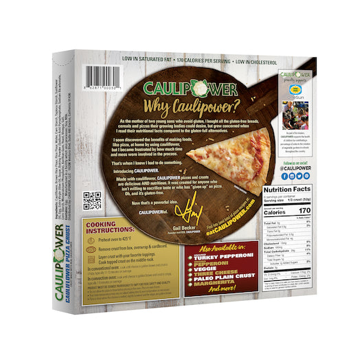 Caulipower Gluten-Free Cauliflower Pizza Crusts, 8 x 11 oz Case - DOT product image 2