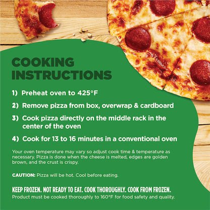 Caulipower Gluten-Free Veggie Cauliflower Crust Pizza, 8 x 11.85 oz Case - DOT product image 3