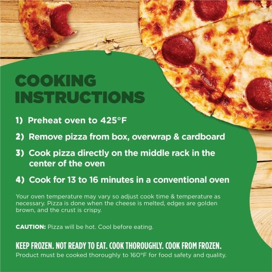 Caulipower Gluten-Free Veggie Cauliflower Crust Pizza, 8 x 11.85 oz Case - DOT product image 2