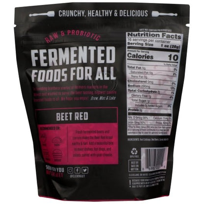 Cleveland Kraut Beet Red Sauerkraut Pouch, 6 x 16 oz Case - DOT product image 8