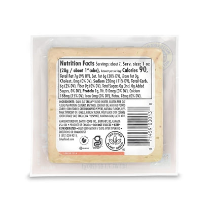 Daiya Jalapeno Havarti Style Block, 8 x 7.1 oz Case - DOT product image 5