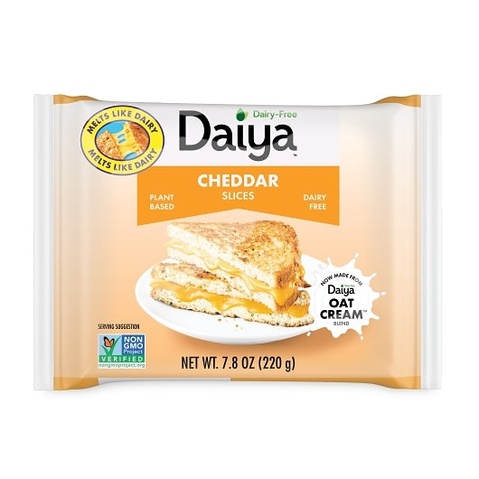 Daiya Vegan Cheddar Style Slices, 8 x 7.8 oz Case - Cheese & Dairy