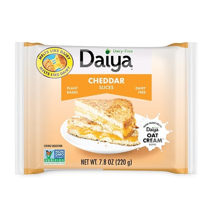Daiya Vegan Cheddar Style Slices, 8 x 7.8 oz Case - Cheese & Dairy