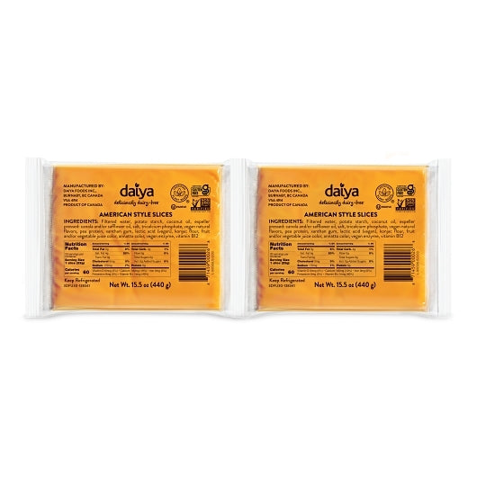 Daiya Vegan American Style Slices, 4 x 1.94 lb Case - Cheese & Dairy