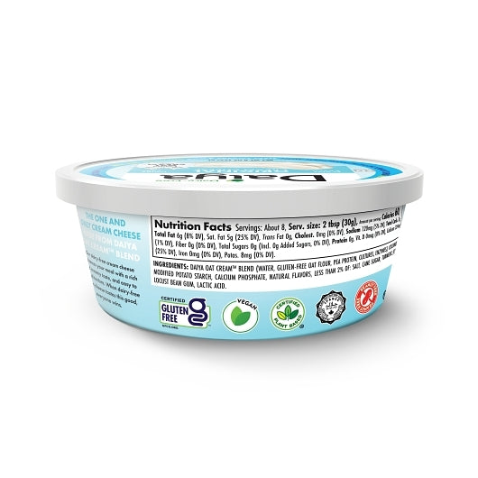 Daiya Vegan Plant-Based Plain Cream Cheeze, 6 x 8 oz Case - DOT product image 8