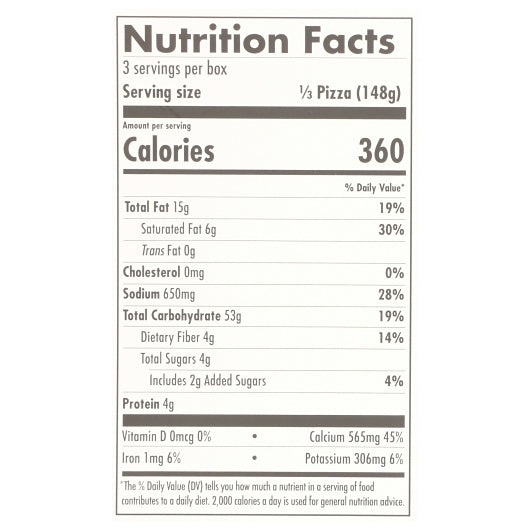 Daiya Vegan Dairy-Free Plant-Based Thin Crust Cheese Lover's Pizza 10 Inch, 8 x 15.7 oz Case - DOT product image 2