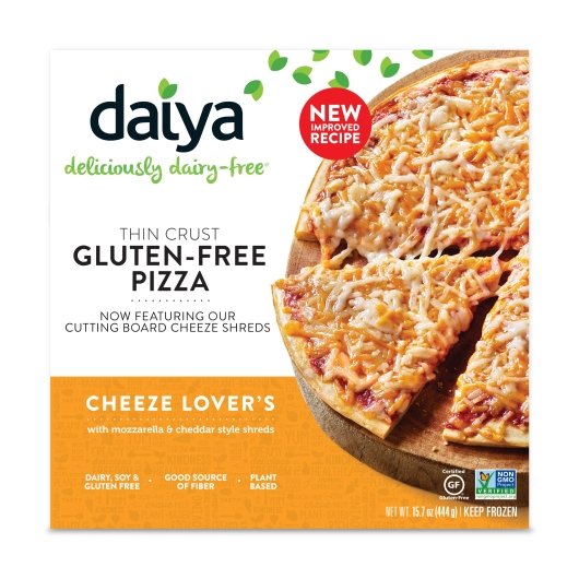 Daiya Vegan Dairy-Free Plant-Based Thin Crust Cheese Lover's Pizza 10 Inch, 8 x 15.7 oz Case - DOT product image 8