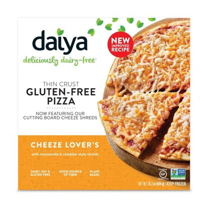 Daiya Vegan Dairy-Free Plant-Based Thin Crust Cheese Lover's Pizza 10 Inch, 8 x 15.7 oz Case - DOT product image 8