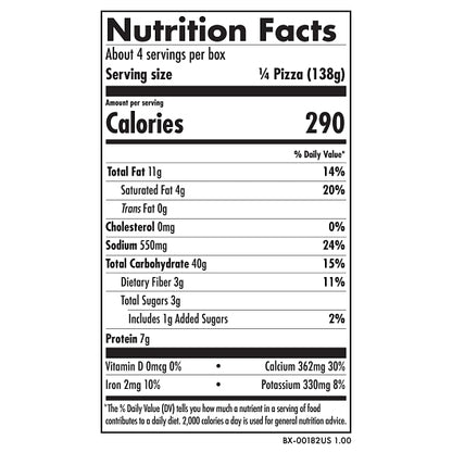 Daiya Vegan Dairy-Free Plant-Based Thin Crust Supreme Pizza, 8 x 19.4 oz Case - DOT product image 6