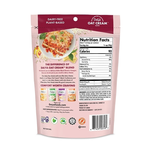 Daiya Vegan Italian 4 Cheeze Blend Shreds, 12 x 7.1 oz Case - DOT product image 2