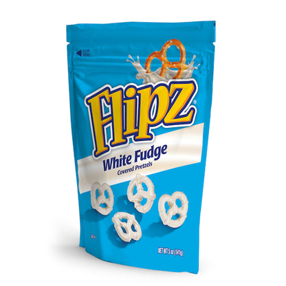 Flipz White Fudge Covered Pretzels, 6 x 5 oz Case - DOT product image 7
