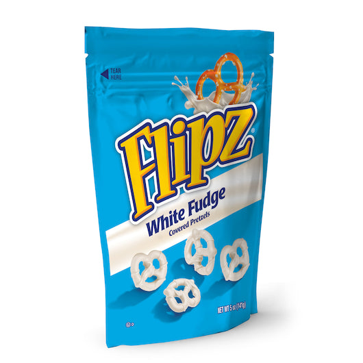 Flipz White Fudge Covered Pretzels, 6 x 5 oz Case - DOT product image 8