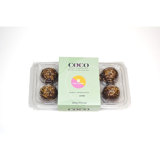 Coco Bakery Dubai Chocolate Cake Truffle, 18 x 11.29 oz Case - Bakery & Desserts