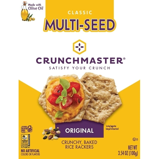 Crunchmaster Original Multi-Seed, 6 x 3.54 oz Case - Crackers & Grahams