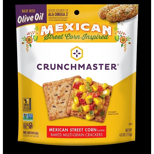 Crunchmaster Mexican Street Corn, 12 x 4 oz Case - Crackers & Grahams