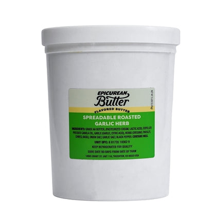 Epicurean Butter Roasted Garlic Herb Butter, 2 x 5 lb Case - Spices Seasonings - image 2