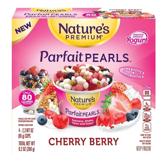 Nature's Premium Cherry Berry Parfait Pearls, 8 x 4 each Case - Fruit & Sides - image 2
