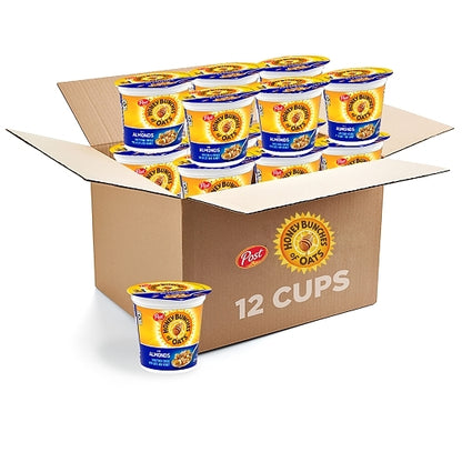Honey Bunches of HBO Cereal With Almonds 12, 12 x 2.25 oz Case - Pantry Ingredients