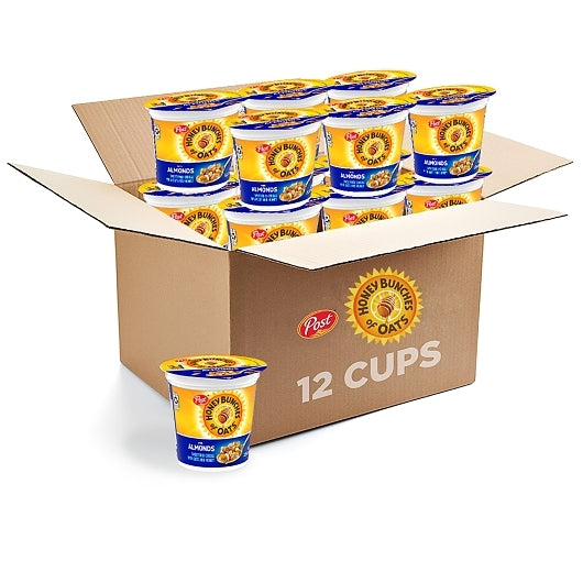 Honey Bunches of HBO Cereal With Almonds 12, 12 x 2.25 oz Case - Pantry Ingredients