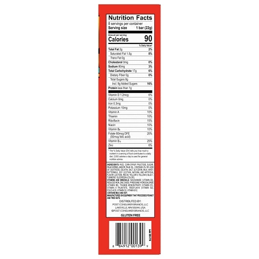 Post Gluten Free Fruity Treats, 8 x 6.2 oz Case - DOT product image 4