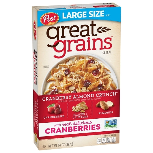 Post Cranberry Almond Crunch Cereal, 12 x 14 oz Case - DOT product image 3