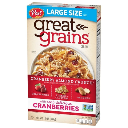Post Cranberry Almond Crunch Cereal, 12 x 14 oz Case - DOT product image 5