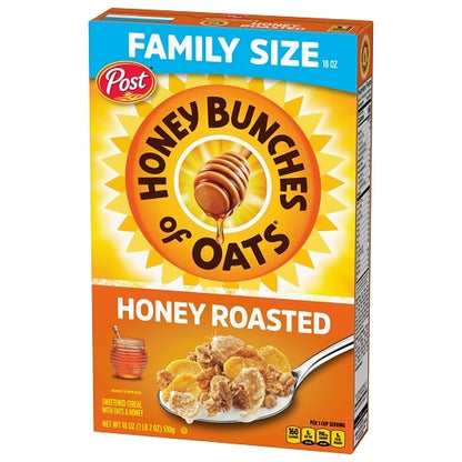 Post Crunchy Honey Roasted Cereal, 12 x 18 oz Case - DOT product image 6