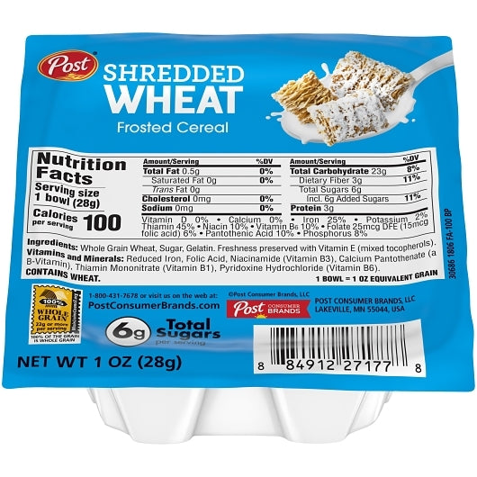 Post Frosted Cereal, 96 x 1 oz Case - DOT product image 7