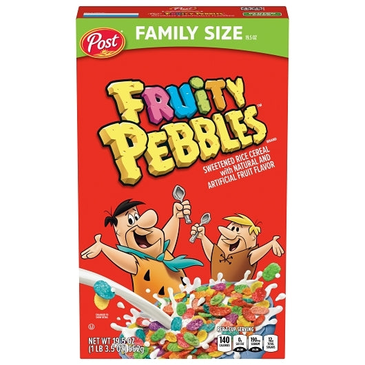 Pebbles Fruity, 10 x 19.5 oz Case - Breakfast Foods
