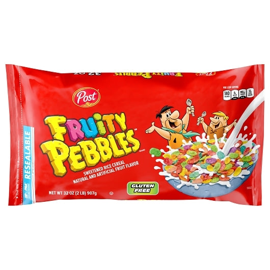Pebbles Fruity, 8 x 32 oz Case - Breakfast Foods