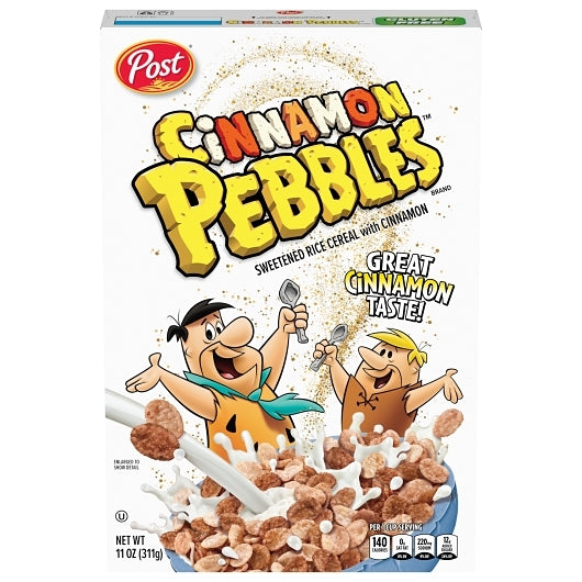 Pebbles Cinnamon, 12 x 11 oz Case - Breakfast Foods