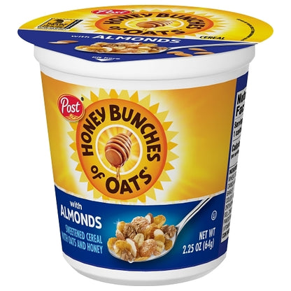 Honey Bunches of HBO Cereal With Almonds 12, 12 x 2.25 oz Case - DOT product image 5