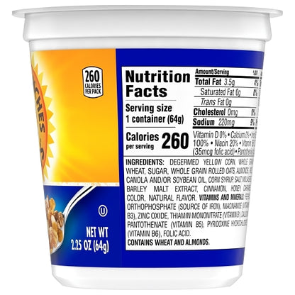 Honey Bunches of HBO Cereal With Almonds 12, 12 x 2.25 oz Case - DOT product image 6