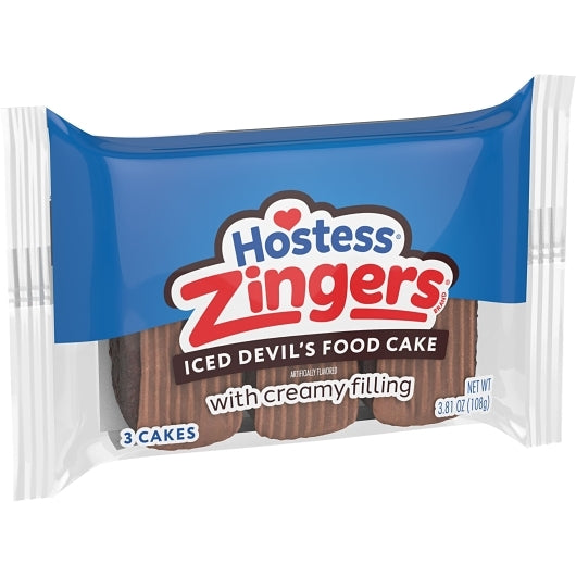 Hostess Single Serve Chocolate Zinger Snack, 6 x 6 x 3.81 oz Case - DOT product image 5