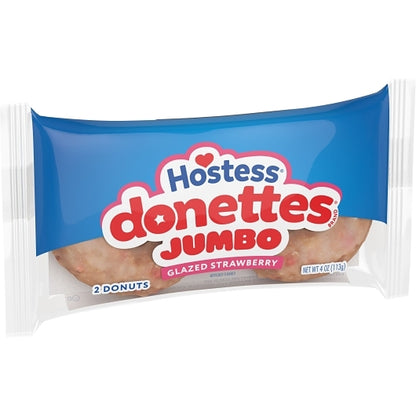 Hostess GLAZED STRAWBERRY Donettes, 6 x 6 x 4 oz Case - DOT product image 5