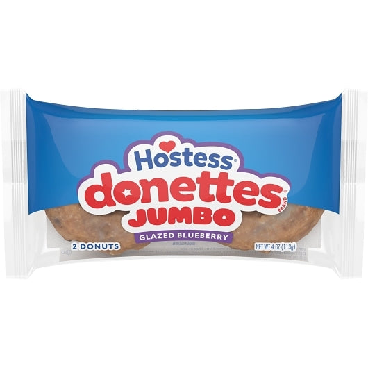 Hostess Glazed Blueberry Donuts, 6 x 6 x 4 ct Case - Bakery & Desserts