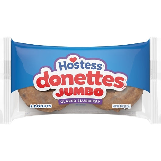 Hostess Glazed Blueberry Donuts, 6 x 6 x 4 ct Case - DOT product image 3
