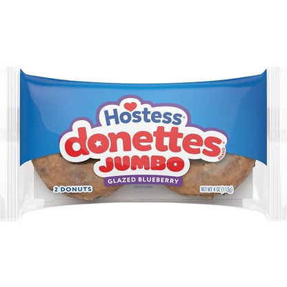 Hostess Glazed Blueberry Donuts, 6 x 6 x 4 ct Case - DOT product image 3