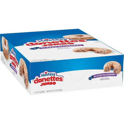 Hostess Glazed Blueberry Donuts, 6 x 6 x 4 ct Case - DOT product image 6