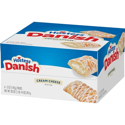 Hostess CREAM CHEESE DANISH, 6 x 6 x 5 oz Case - DOT product image 6