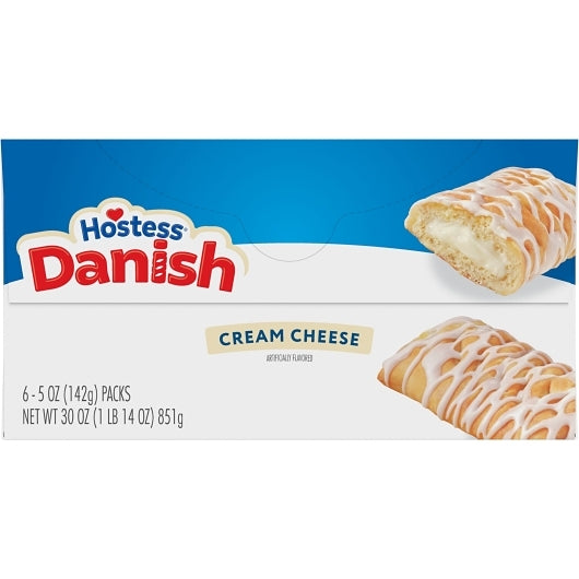 Hostess CREAM CHEESE DANISH, 6 x 6 x 5 oz Case - DOT product image 4