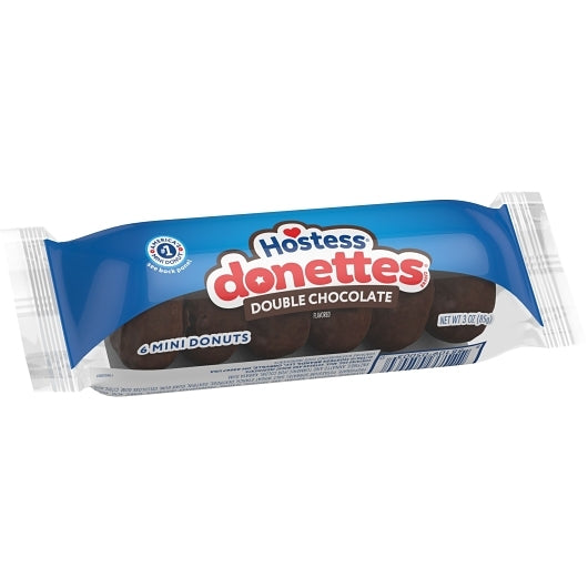 Hostess Mini Double Chocolate Donettes, 6 x 10 x 3 oz Case - DOT product image 5